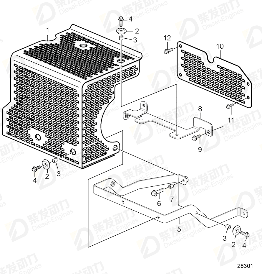 VOLVO Bracket 21865999 Drawing